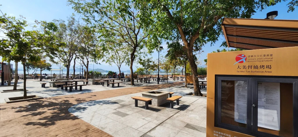大尾篤政府BBQ場 燒烤場1 海邊位置