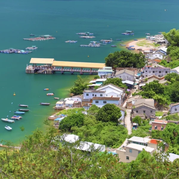 吉澳碼頭與漁村景色 Kat O Pier and fishing village Hong Kong