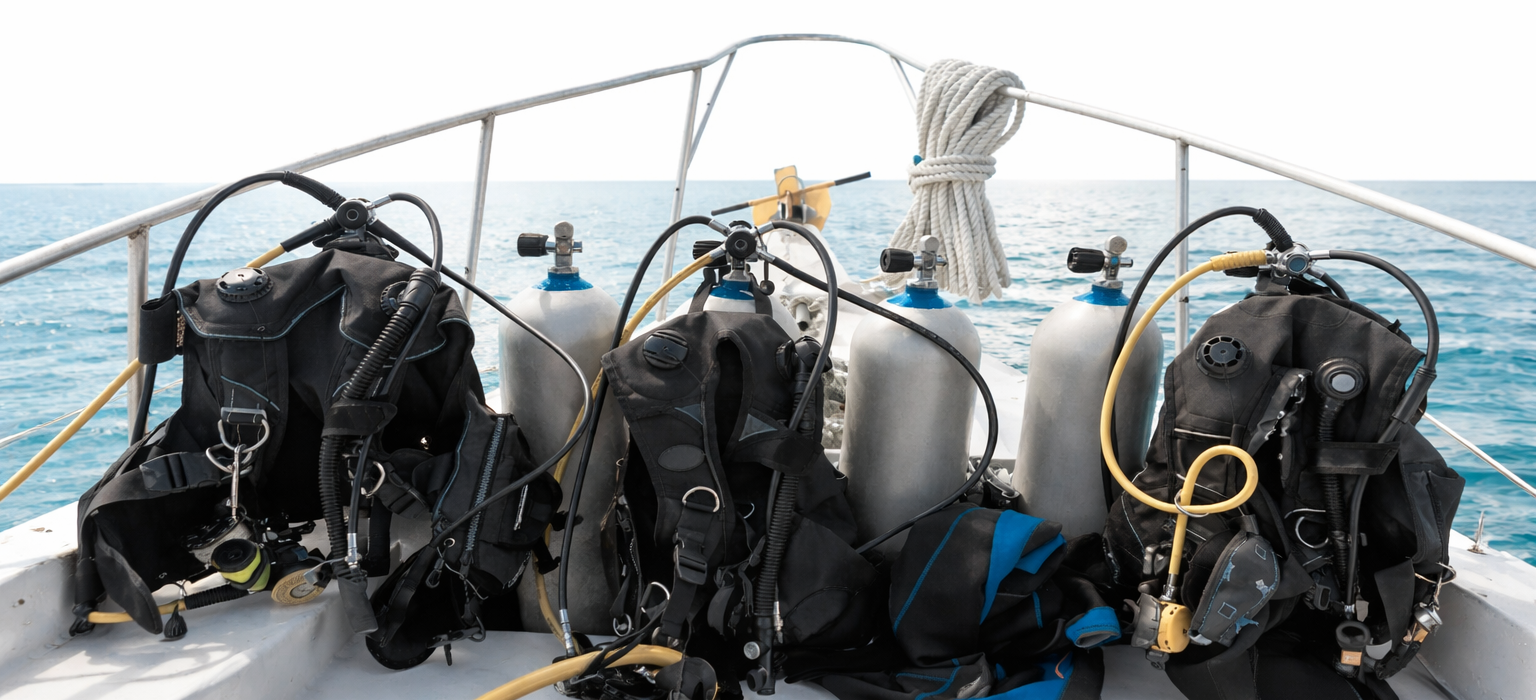 香港潛水船裝備|fun dive 船潛出發準備(東北海域)