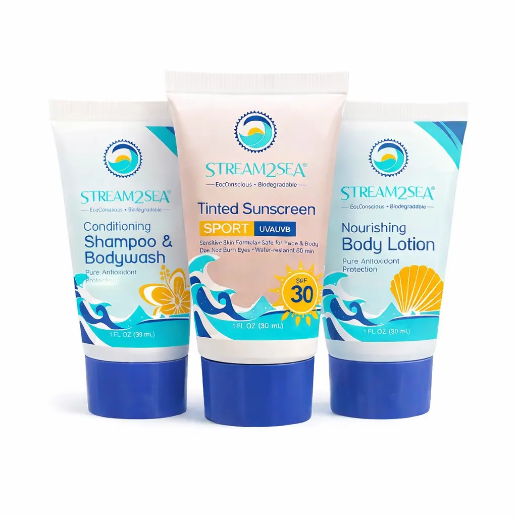 1oz travel size sunscreen bundle Hong Kong 防曬 洗髮 沐浴 潤膚 3件組合