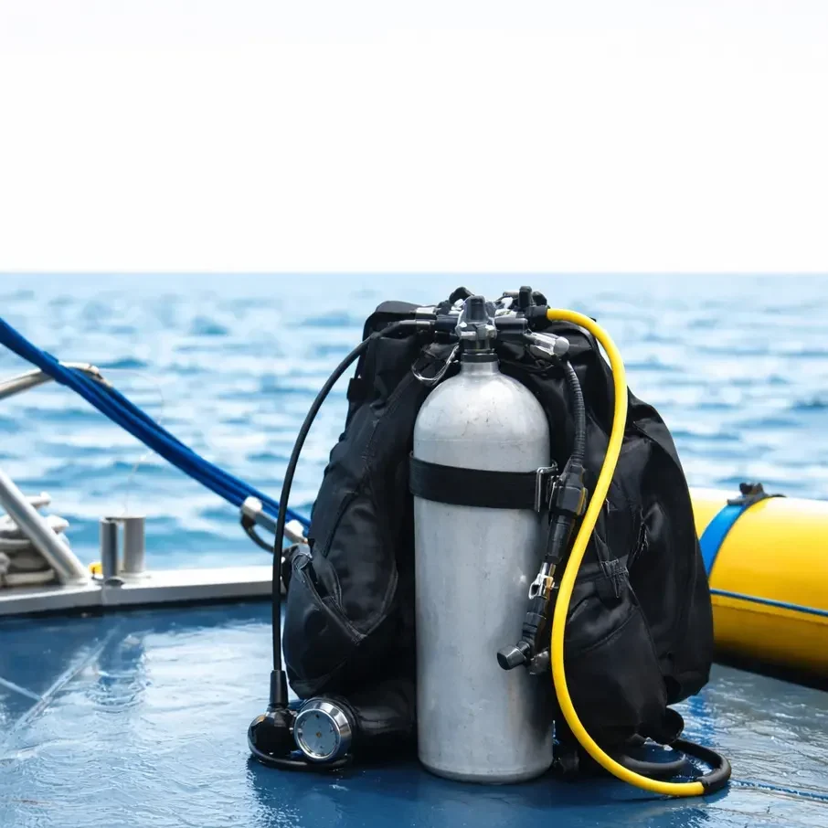 Scuba Diving Boat Setup Hong Kong